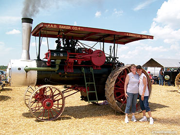 A D Baker steam tractor