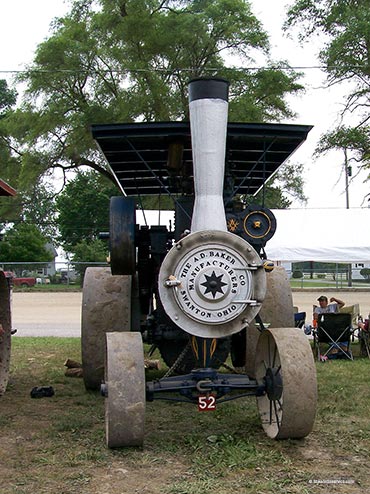 AD Baker Steam Tractor at National Threshers Reunion