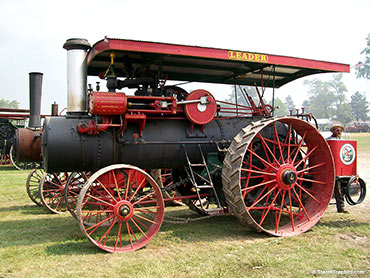 Leader steam tractor made in Marion, Ohio