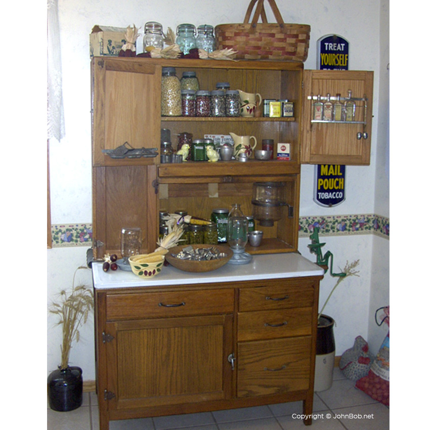 Hoosier cabinet restored