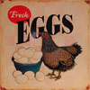 fresh eggs - chickens sign