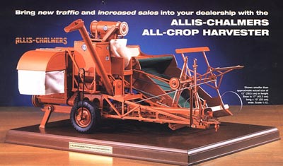 Allis Chalmers Row-Crop combine