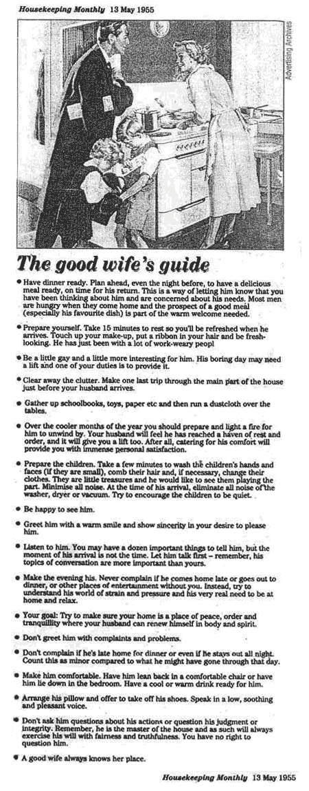 The Good Wife's Guide